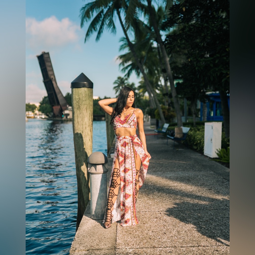 Two Piece Skirt Set